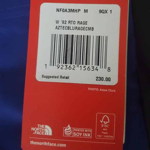 NWT THE NORTH FACE '92 Retro Iconic Rage Jacket - Picture 8 of 8